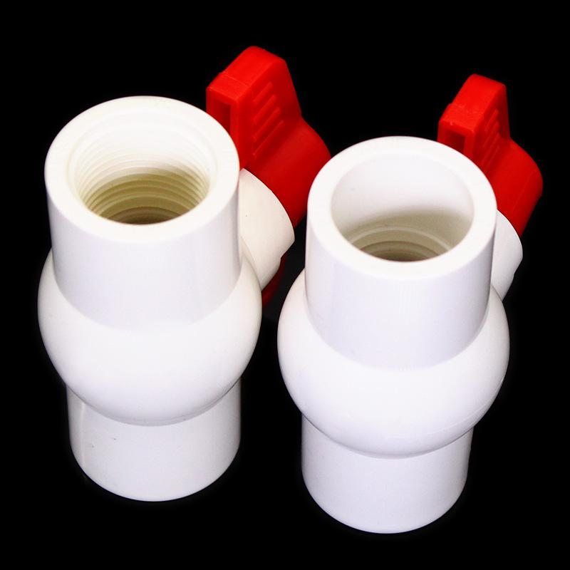 20~50mm Rura PVC Trójnik Kolanko Złączka Krzyżak Złącze Rury Wodnej do Nawadniania Ogrodu Akwarium Zawór Kulowy do Kontroli Wody