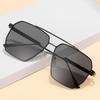 Double beam sunglasses, new hot multi-deformation glasses, fashionable reflective sunglasses for women
