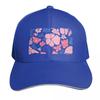 Pink And Blue Tropical Flower Collage Baseball Cap Lightweight Packable Gift For Him Her Casual Daily Wear