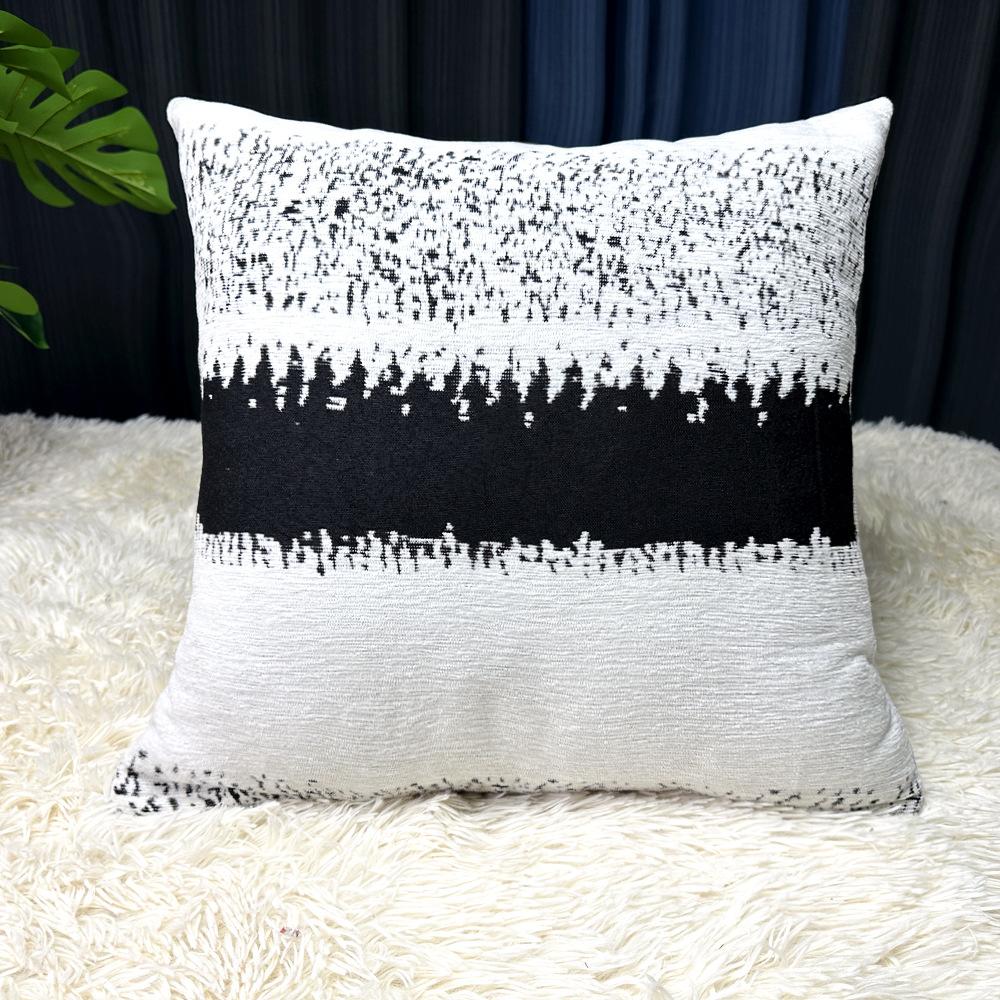 2PCS Sofa Pillow Cover 18x18 Inch Neutral Soft Decor Chenille Pillowcase, Modern Farmhouse Cushion Cover, Medieval and Modern Home Decoration