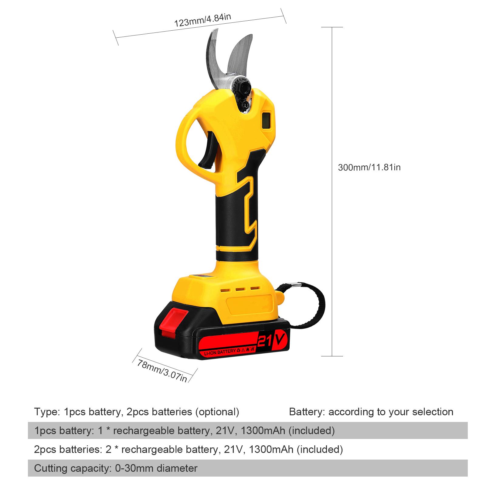 その他 TREEDOM 21 В Аккумуляторные секаторы Высокоэффективный электрический
