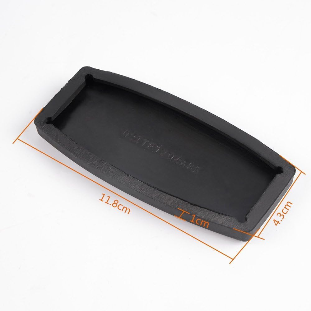 PIT66 Brake Pedal Rubber Pad Slip On Cover Replacement Compatible with Ford SUV Pickup 1990-2012 BC3Z2457B, D3TZ2457A, D3TZ2457B