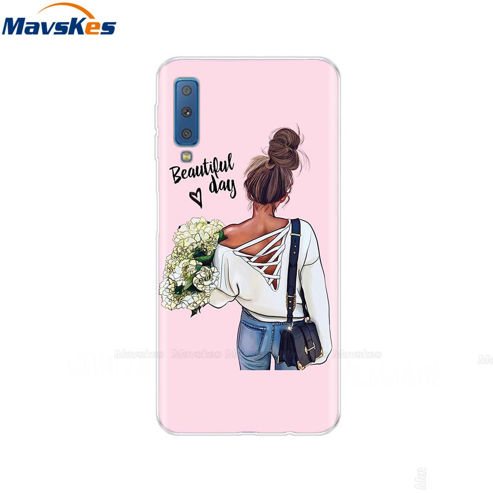 Silicone Cover For Samsung Galaxy A7 2018 Case A750 A750F Case 6.0' TPU Phone case For Samsung A 7 2018 750 750F Fundas Coque