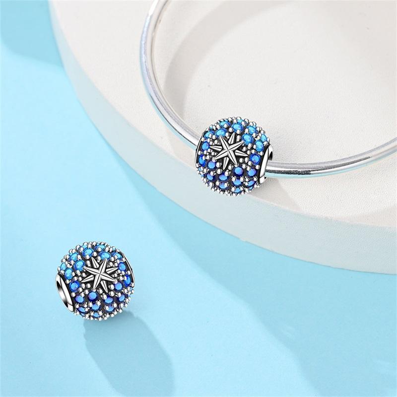 Originalcopper Charms Luxury Starry Sky Beads Fit Bracelet Diy Women Making Delicate Gift
