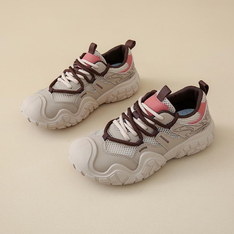 Summer Mesh Ugly Cute Heightening Shoes Sports Shoes 22 New Platform Casual Shoes
