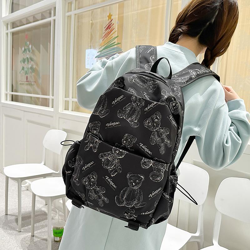 New women's schoolbag large-capacity middle and high school students versatile backpack leisure travel computer backpack