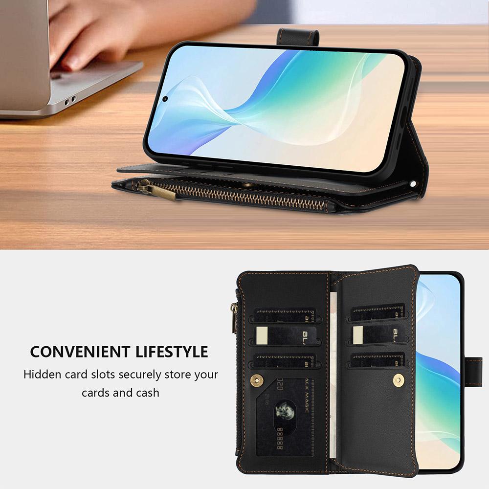 Card Wallet Phone Cover For Moto G67 Power G86 G85 G84 G75 G57 G56 G55 G54 G53 G45 G35 Leather Case Wrist Strap Crossbody Shell