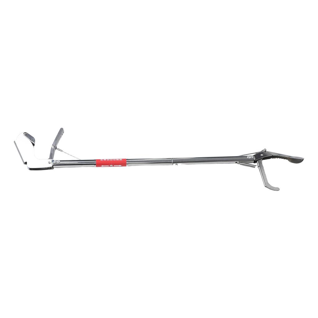 75Cm Stainless Steel Crab Tongs Snake Catcher Folding Eel Clamp Non-Slip Grip Seafood Handling Tool Crab Fishing Gear Reptile