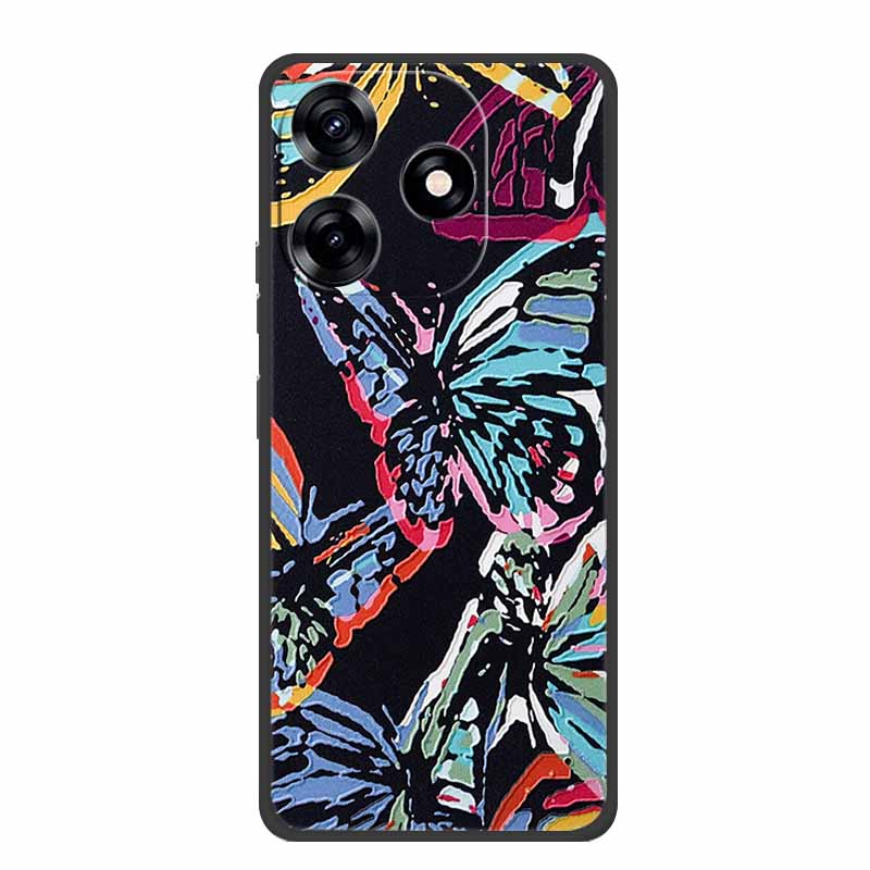 3D Embossed Case For ZTE Blade V50 Design 4G Phone Case Relief Black Silicone Soft Coque For ZTE Blade V50 Smart Back Cover Case