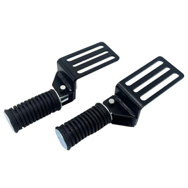 

1 пара складных металлических противоскользящих подножек для мотоцикла, подвесные ступени, удобные педали для уличного круиза