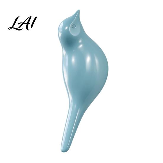 Heavy Duty Resin Hooks Bird Wall Hook Mounted Space Saving Shape Organizer Decorative Hanger for Coats Hats And Towels Unique Design