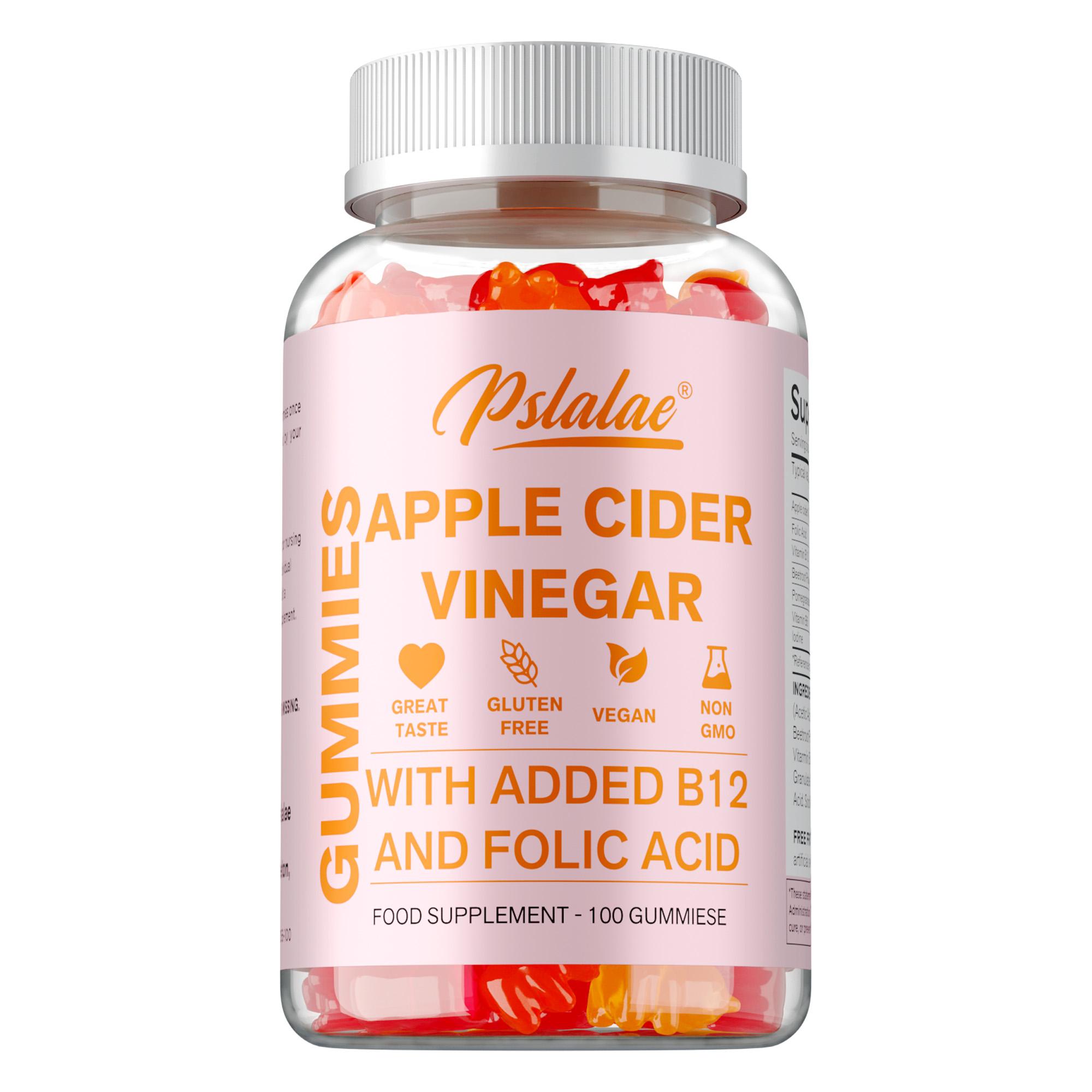 

High-purity apple cider vinegar gummies, containing beetroot and vitamin B12, easily absorbed, suitable for adults. 100