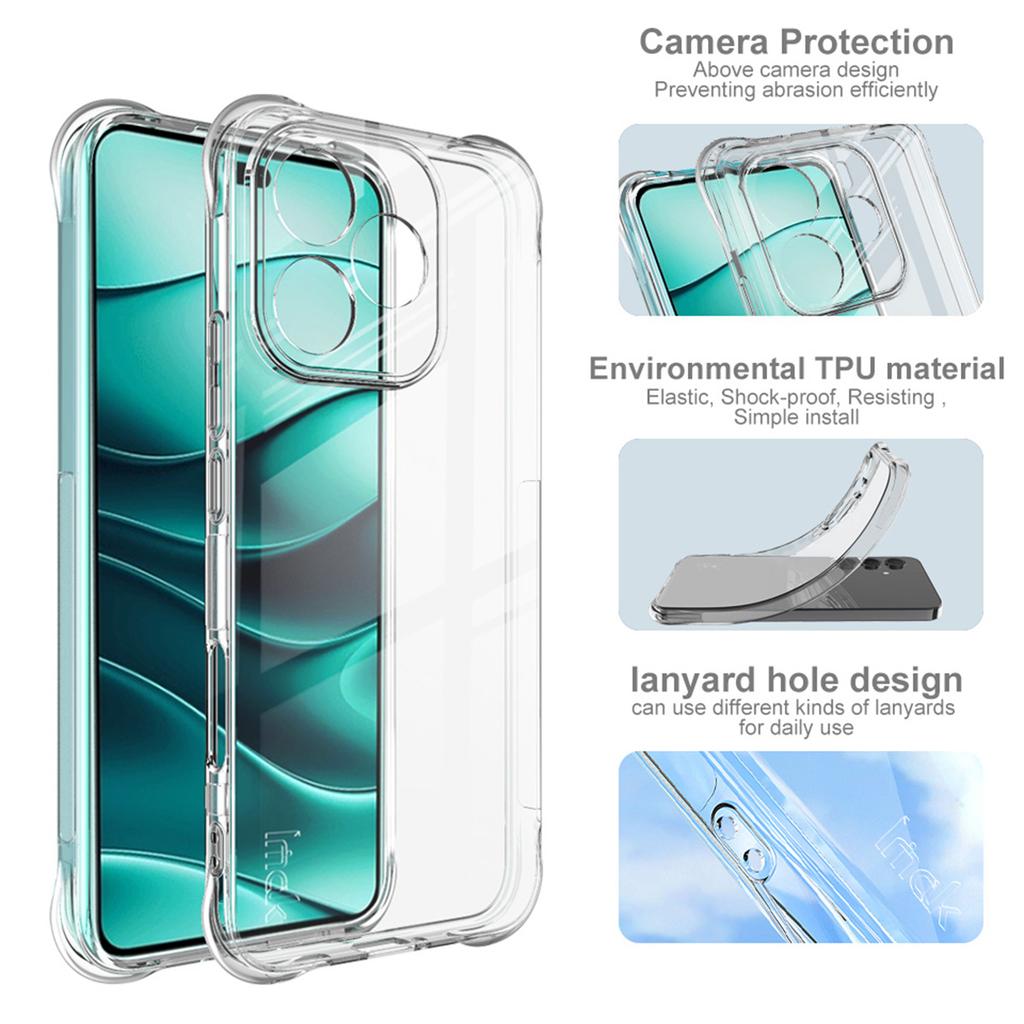 For Honor 400 Lite 5G Phone Case IMAK Shock-resistant Soft Case