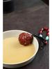 Yixing Zisha Tea Pet - Little God of Wealth Ornament in Vermilion Clay