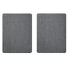 Sofa Repair Patches 2 Pcs 8x11 Inch Dark Gray Self Adhesive Strong Glue Fabric for Sofas Car Seats Furniture