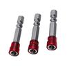 2 / 3 /4 PCS Power Screwdriver Bits, Plasterboard Screws, Magnetic Ring Placement Single Head Hand Tool, 1/4 Hex Shank Durable