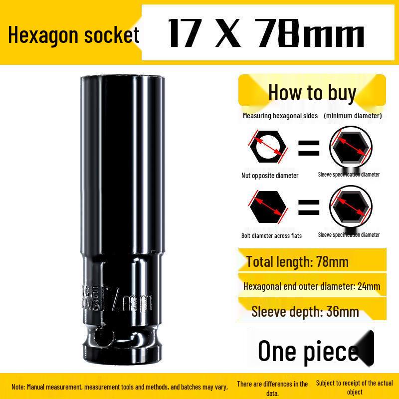 Electric Hex Wrench & Screwdriver Set, 8-32mm - Includes Socket Head, Extension, Air Gun, & Copper Components