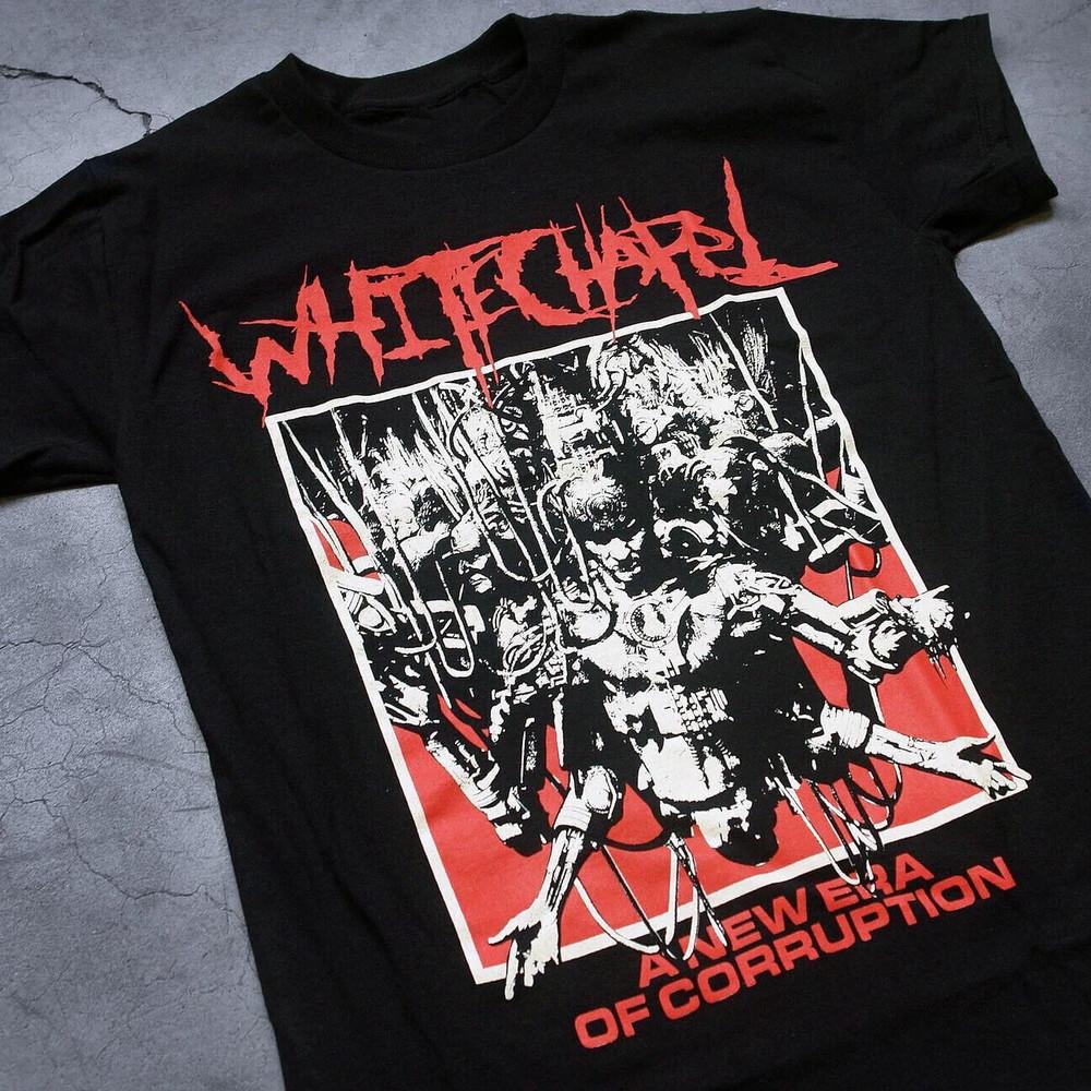 Vintage Whitechapel band T-shirt Black Tee All Sizes S-5XL Shirt Fan Unisex T-Shirt M