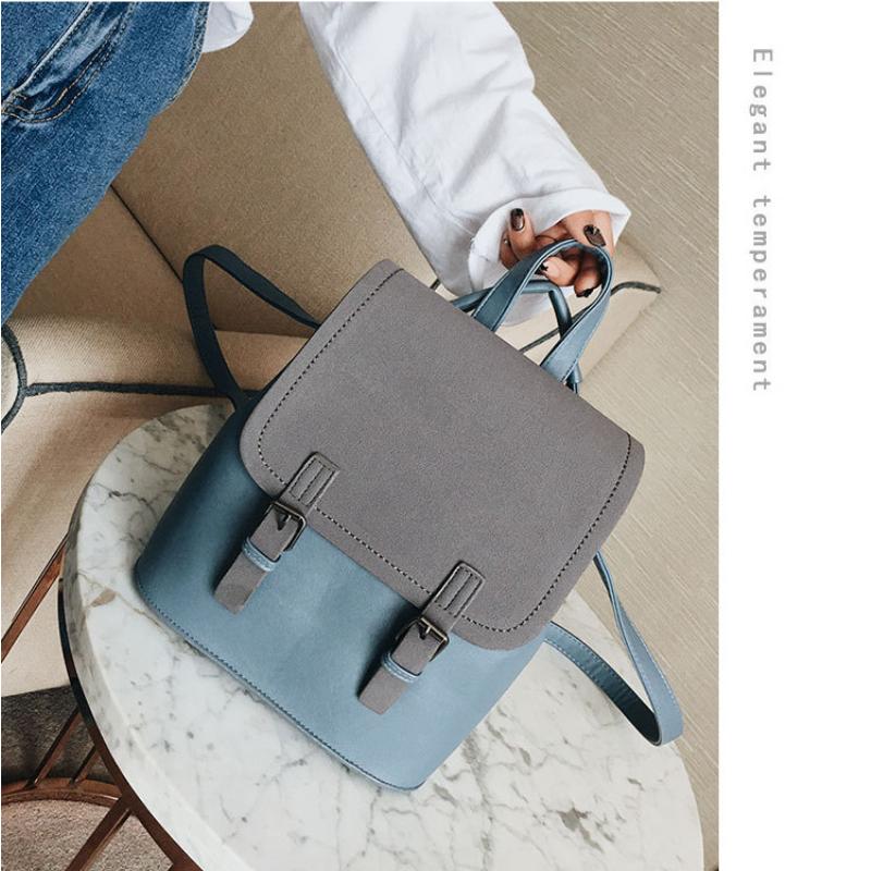 Рюкзак женский противоугонный школьный рюкзак легкая сумка через плечо сумка дорожная — фото 9