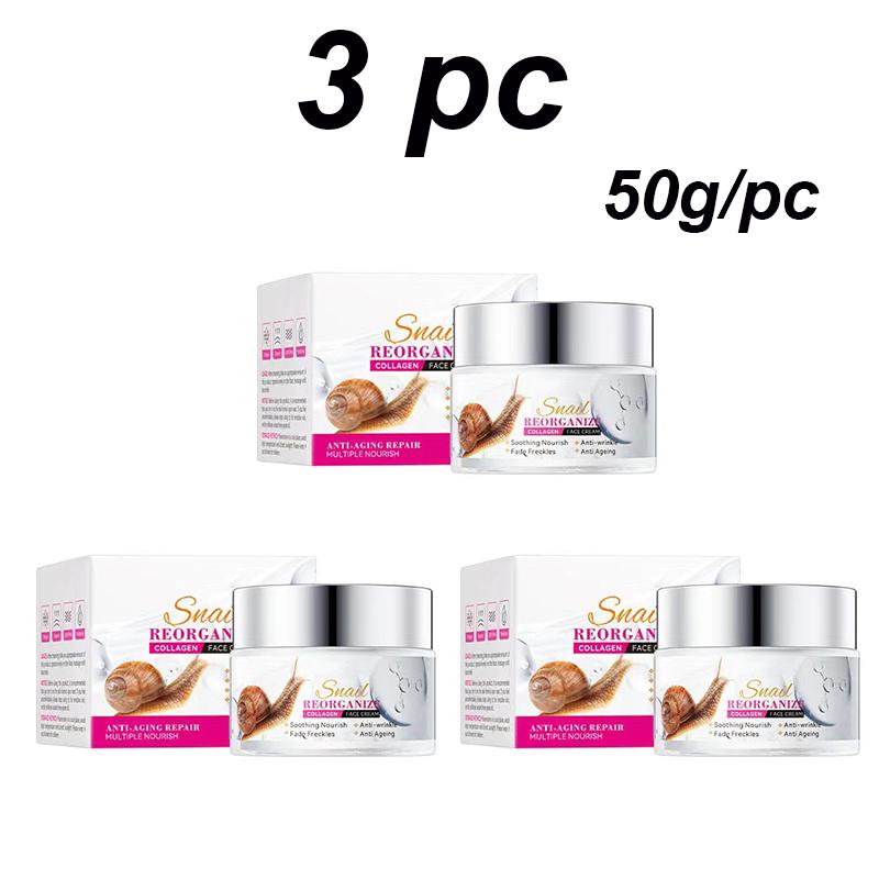 50g Snail Anti-drying Moisturizing Whitening Facial Cream Nourishing Moisture Maintaining Skin Protection Face Cream