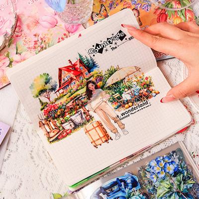 Transparent Stickers Book Various Sizes Easy To Use Stickers Journaling Scrapbook Collage Decal