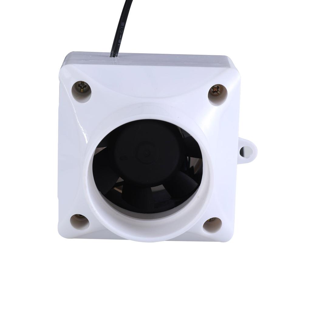 Efficient 12V 50mm Duct Ventilation Fan With Battery Clip Power Cable For Kitchen Bathroom Garage Indoor Air Extraction