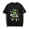 Cool Anthropomorphic Recycling Symbol Graphic Casual T-Shirt Pure Cotton T-shirt