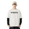 Li Ning T Shirts Men's White Crew Neck Moderate Straight Fit AHSQ631-2