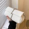 Bolso Bandolera de Cadena de Diseño de Alta Gama Moda Retro Francés Cuero Suave Pop Combinable Bolso de Hombro Mujer Viaje Diario Bolso Cuadrado Pequeño
