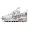 Nike Air Max 90 Futura 'White Metallic Silver' Women's Sneakers Casual Shoes FB1877-110