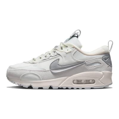 Air Max 90 Futura 'White Metallic Silver' Women's Sneakers Casual Shoes FB1877-110