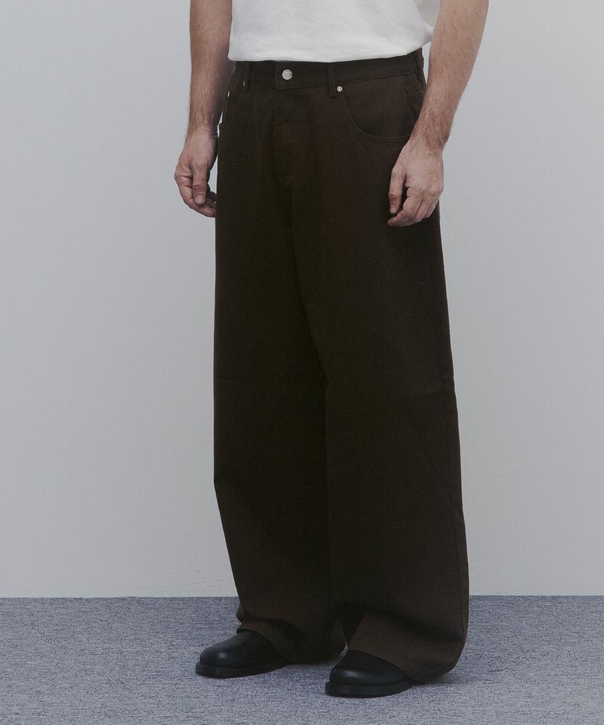 ANDAGAIN Big Boy Pants (Brown)