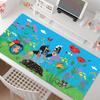 Cute The Little Mole Art Mouse Pad Anti Slip Rubber Edge Locked Thickened Laptop Gaming Desk Mat