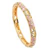 Shiny Vintage Cloisonne Bangle Ethnic Hollow Out Flower Bangle Drip Oil Enamel Bracelet  Girls