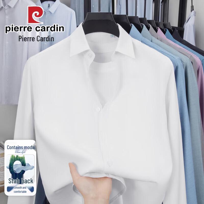 Pierre Cardin Men's Long Sleeve Business Casual Shirt