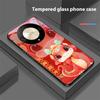 New Cartoon Snake For Honor Magic 6 50 70 90 Lite X7b 200 Pro Nova 10 Nova 5T X6 P30 Pura 70 Ultra Tempered Glass Phone Case
