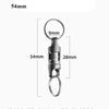 Portable Brass Keychain Ultra-light Car Key Ring New Titanium Alloy Keychain  Outdoor Small Tool