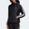 Adidas Originals Casual Warm Sports Hooded Jacket Women Jacket Black ED4784