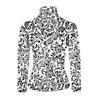 Spring and Autumn Women's Turtleneck Pullover Long Sleeve Temperament Printed T-Shirt