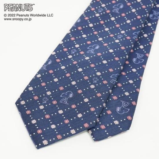 PEANUTS (Snoopy Necktie) PEANUTS Necktie PN916760 Navy