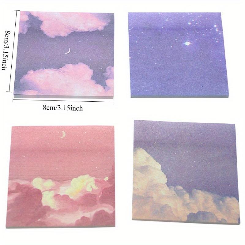 24Pcs Sparkling Starry Sky Convenience Stickers with High Appearance Limited for Students N TimesTearable Notes,Message Notes, Memo Notes, Label Stick