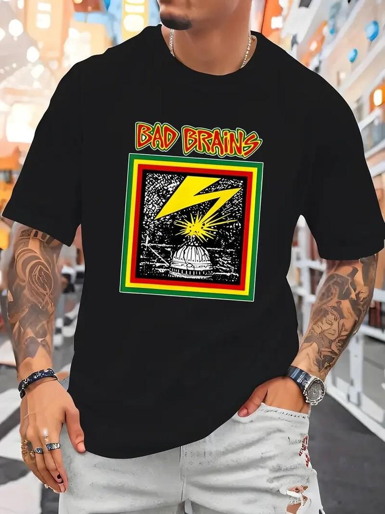 Bad Brains Graphic Print Unisex Tshirt  Size S-4XL Unisex T-Shirt XL