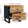 Nightstands (2 pcs) 40 x 33 x 46 cm Solid Mango Wood