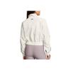 Under Armour Unstoppable Stand Collar Training Short Sleeve Jacket Women Jackets Pinnacle-White 1386479-110
