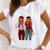 Explosive Sunflower Flower Base Casual White Shortsleeved Womens Tshirt Oversized T Shirt Harajuku Tops