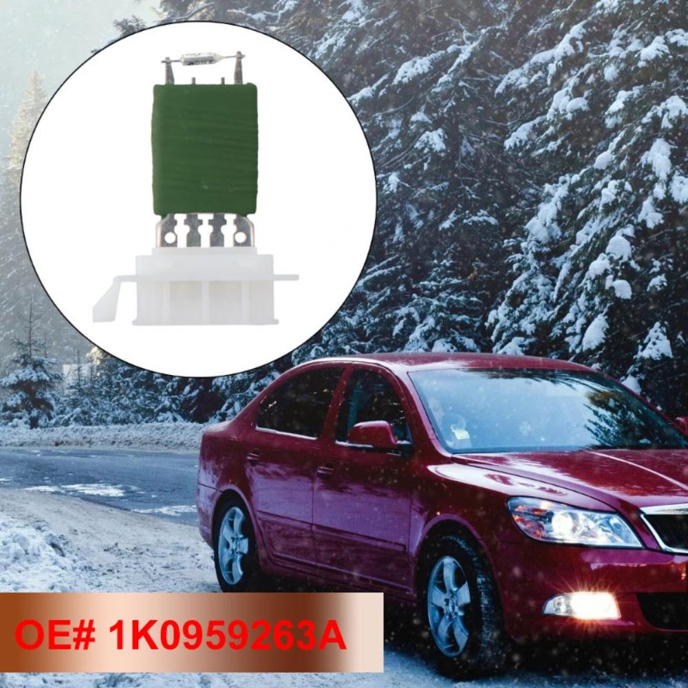 1K0959263A Motor Resistor Regulator Fan Blower Replacement Resistor for VW Golf MK5 MK6 2003-2013