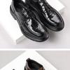 Men's British Style Business Leather Shoes - Comfortable, Versatile, Thick-Soled Formal Casual Footwear