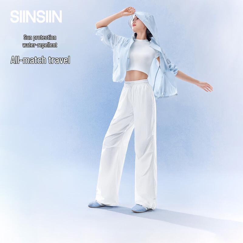 SIINSIIN Women s 2026 Quick-Dry Cargo Parachute Pants XL