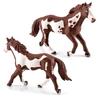 Miniature Horses Toy Detailed Texture High Simulation Decoration Accessories Farm Miniature Horses Animal Model Toy for Kids