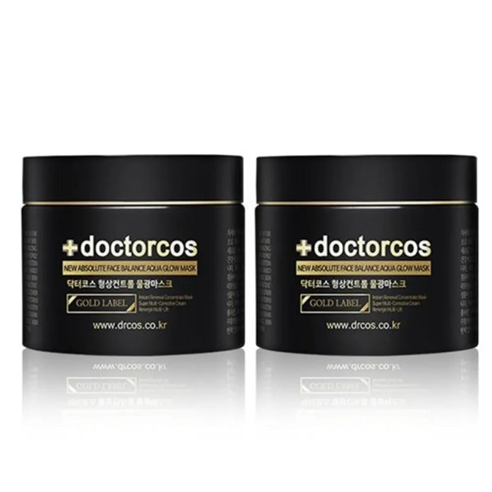DOCTORCOS Пудинг-крем для моделирования формы и придания сияния кожи, маска 110 мл (2 куска) Сияющая ночная кремовая маска